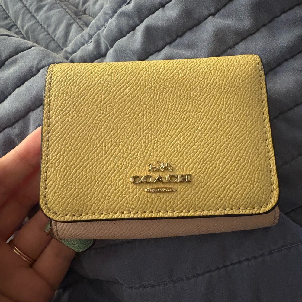 Coach Colorblock Trifold Wallet